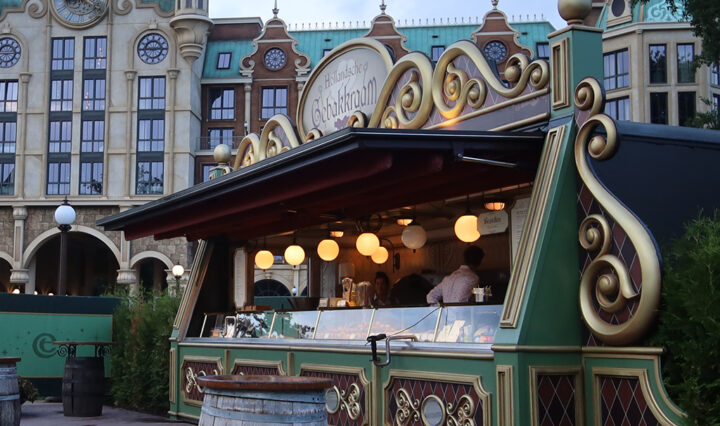 Gebakkraam op het Eiland van de Vijf Zintuigen